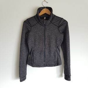 UNDER ARMOUR Grey Light Knit Full Zip Jacket S